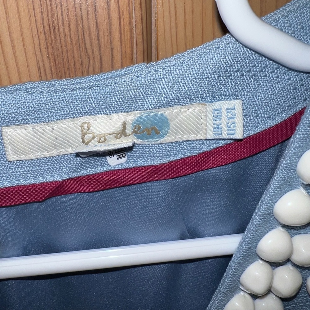 Boden - Blue Sleeveless Dress - 12L - Picture 2 of 3